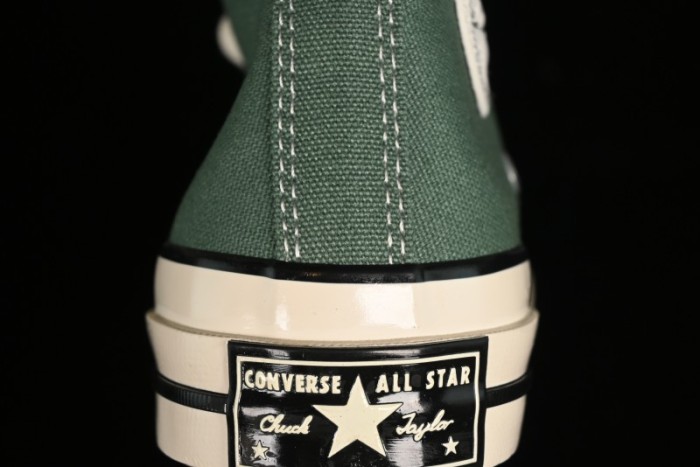 Converse Chuck 1970s High Top Casual Canvas Sneakers in Pine Green - A06521C 1