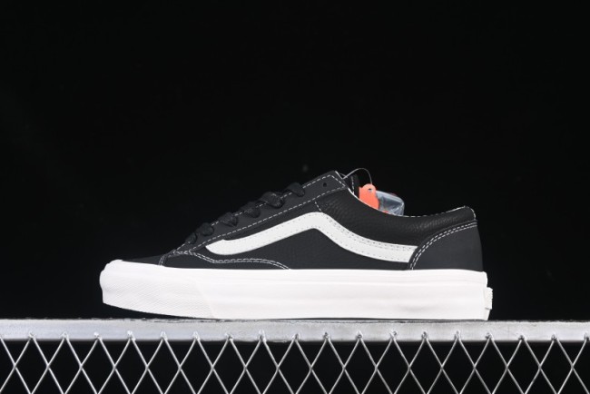 Vans Old Skool 36 Low-Top Retro Skate Shoes - VN000D57BLK