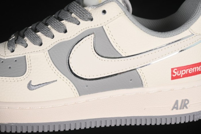 Nike Air Force 1 '07 Low Supreme Casual Sneakers with Full-Length Air Cushion - HH7518-058