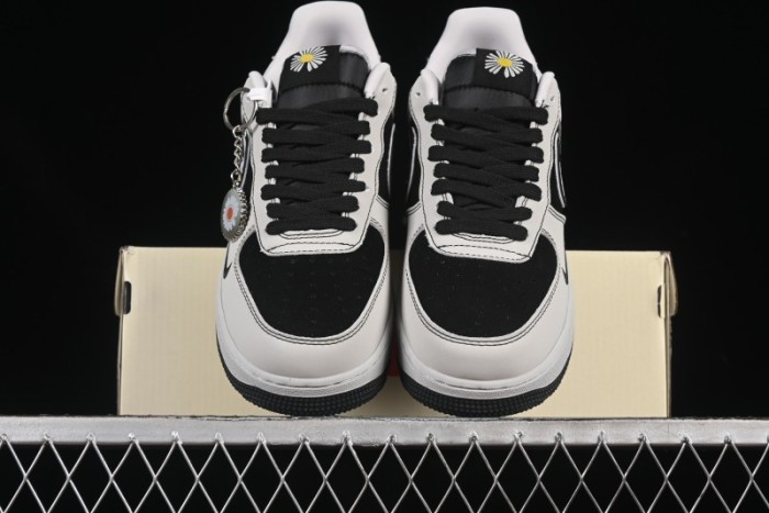 Nike Air Force 1'07 Low GD Collaboration Chrysanthemum Swoosh Casual Sneakers - DF0188-055