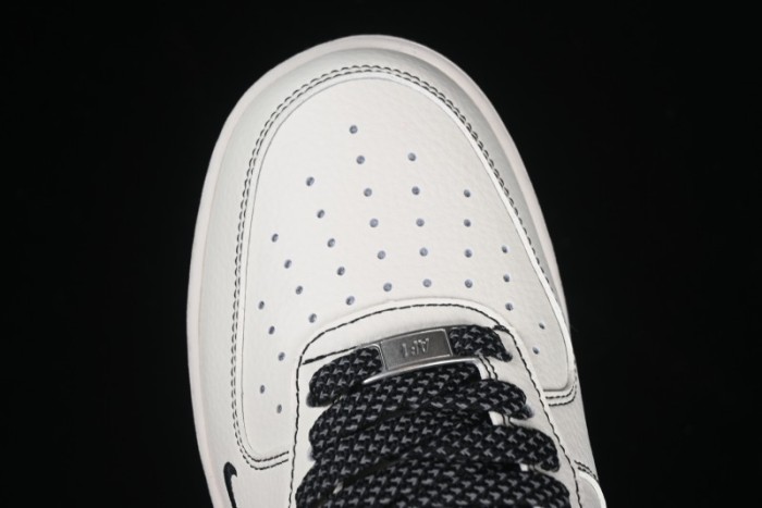 Nike Air Force 1 '07 Low The North Face x Comme des Garçons Black White Line Casual Sneakers - HH7518-050