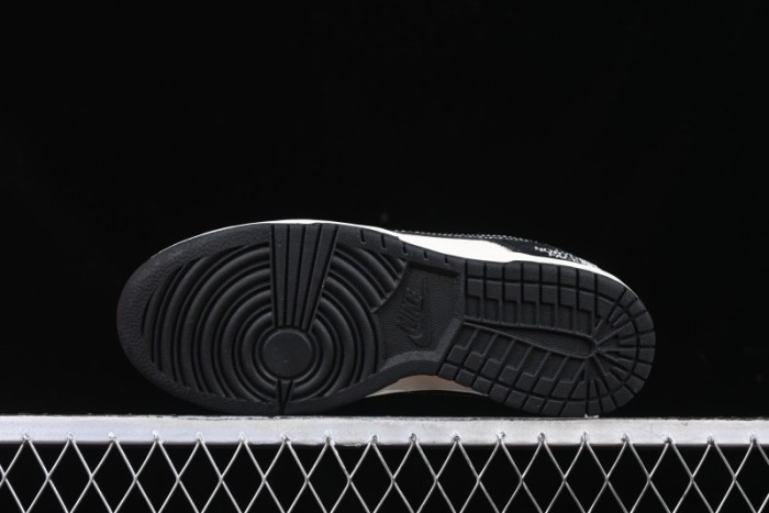 Nike SB Dunk Low The North Face Year of the Snake Black White Black Swoosh Anniversary Custom Low-Top Casual Sneakers - FC1688-210