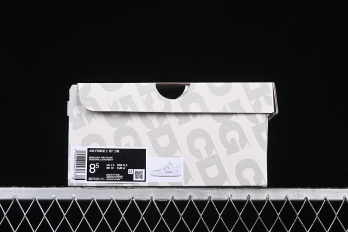 Nike Air Force 1 '07 Low The North Face x CDG Light Bone Swoosh Casual Sneakers - BB7518-014