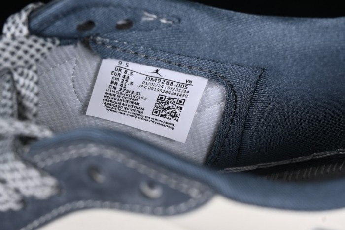 Nike Travis Scott x Fragment Design x Air Jordan 1 Low OG SP AJ1 CDG White Grey Low Top Casual Sneakers - DM9288-005