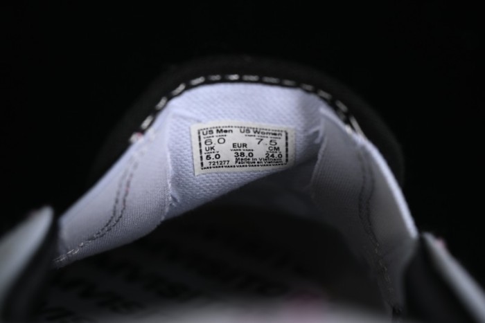 Vans Slip-On Classic Collaborative Hand-Painted Graffiti with Pink Accents and Crystal Outsole Checkerboard Slip-On - VN000CT5BPA 1