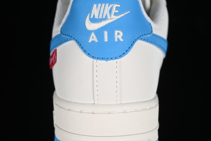 Nike Supreme x Air Force 1'07 Low Casual Sneakers in Lake Blue - HD1968-024