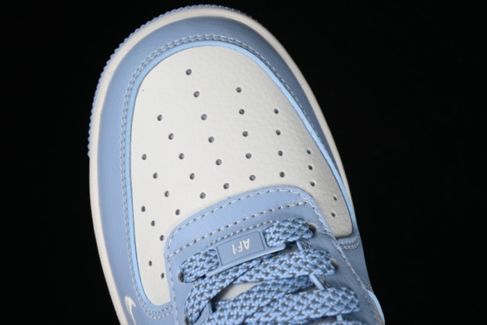 Nike Air Force 1 '07 Low Stussy Collaboration - Sky Blue Low-Top Casual Sneakers - BB9599-201