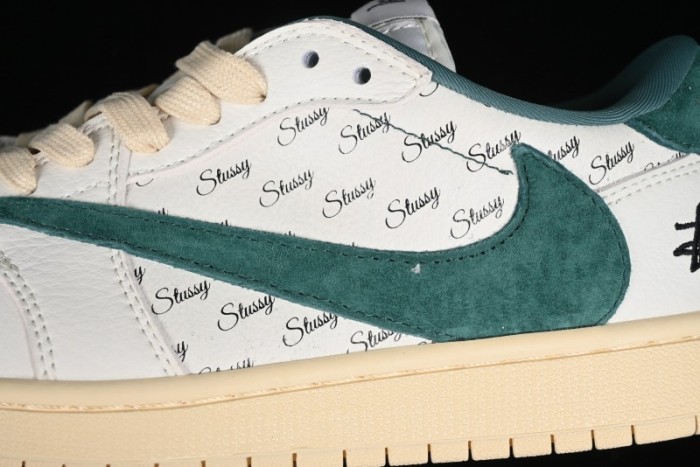 Nike Travis Scott x Fragment Design x Air Jordan 1 Low OG SP AJ1 Retro Sneakers with Unique Collaboration Details - YQ2088-669