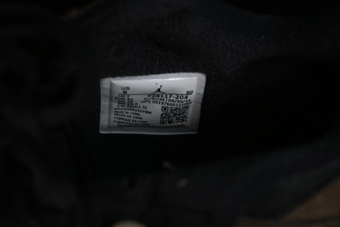 Nike Travis Scott x Jordan Cut The Check AJ1 Basketball Shoes with Velcro Design - FZ8117-204 1