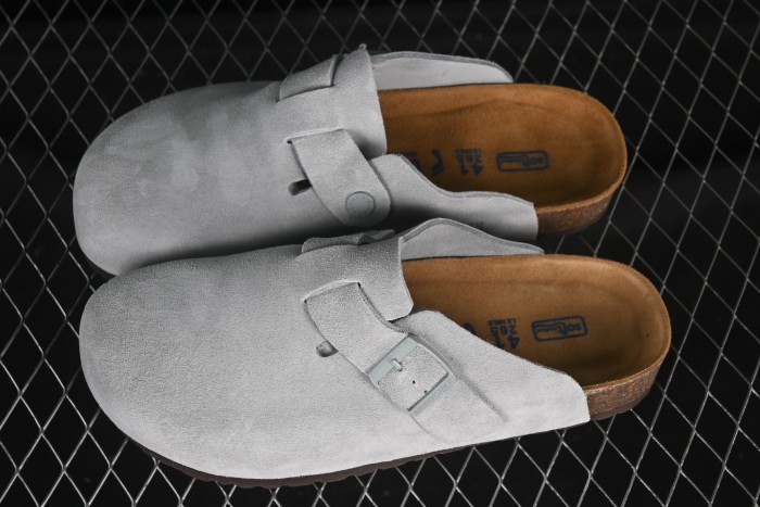 Birkenstock Arizona Soft Footbed Sandals with Suede Leather and Lambswool Lining - G.D4