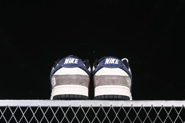 Nike SB Dunk Low The North Face Collaboration - Mysterious Grey Anniversary Edition Customized Low-Top Casual Skate Shoes - XS1086-006
