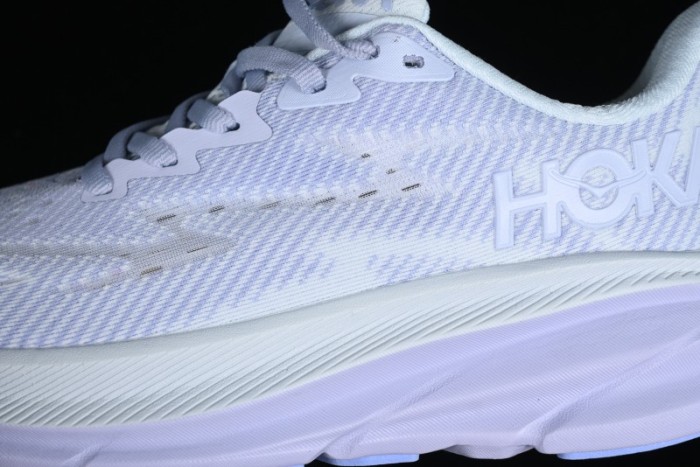 HOKA ONE ONE Clifton 9 Lightweight Knit Mesh Running Shoes with Enhanced Cushioning - 1127896 EHR 1