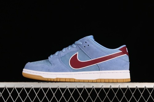Nike SB Dunk Low  Phillies  Suede Casual Skate Shoes - DQ4040-400 1