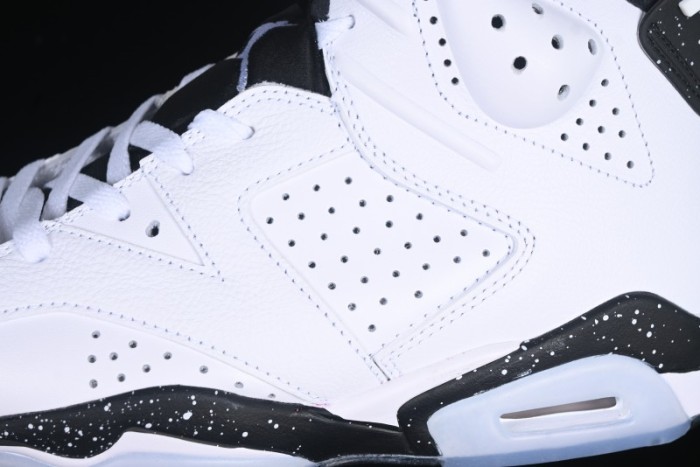 Nike Air Jordan 6 Retro White And Black Basketball Shoes - CT8529-112
