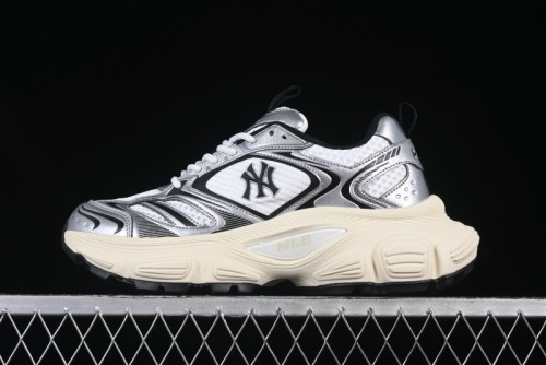 New York Yankees MLB Winner Chunky Height Increasing Thick Sole Running Shoes - 3ASHWD15N50IVS