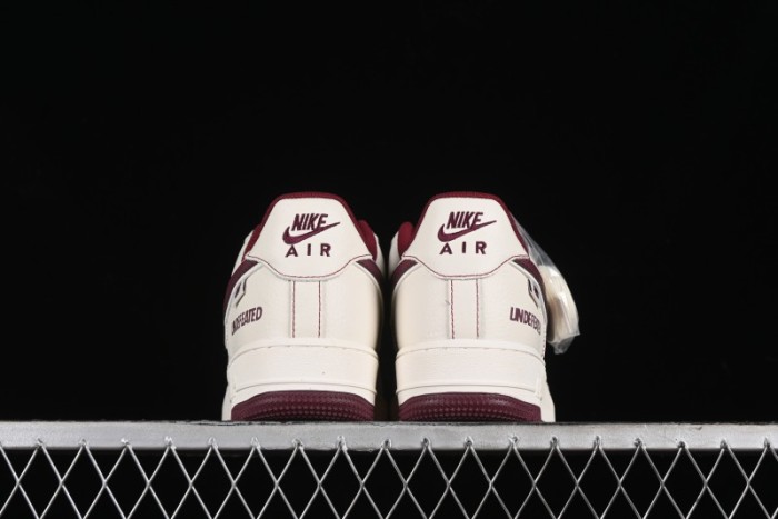 Nike Undefeated Air Force 1'07 Low Casual Sneakers with Custom Leather and Reflective Details - UT2023-206