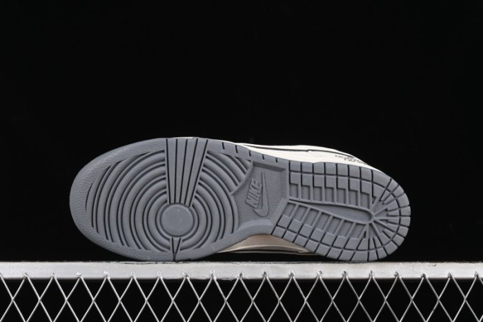 Nike SB Dunk Low The North Face Collaboration - Cement Grey Pig Anniversary High-End Custom Low-Top Casual Skate Shoes - XX2025-326