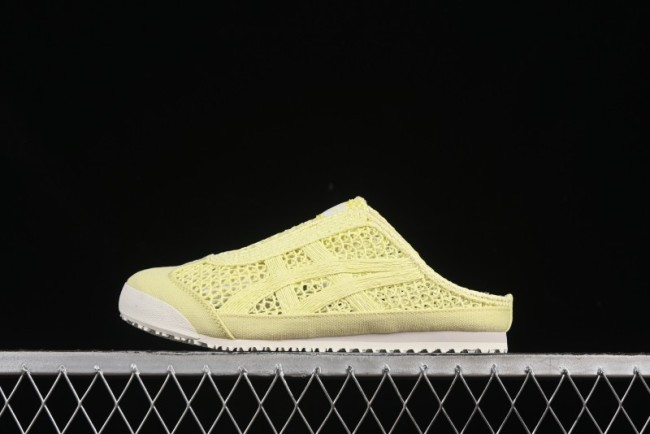 Onitsuka Tiger Mexico 66 Sabot Slip-On Sneakers with Breathable Mesh Upper - 1183A707-750
