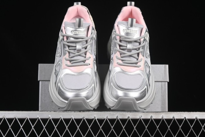 GG-CC 25ss New Platform Chunky Sneakers with 7CM Height Increase and Irregular Design - 668-2 Silver