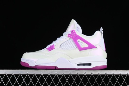 Nike Air Jordan 4 Retro Sneakers with Hyper Violet Accents - FQ1314-151 1