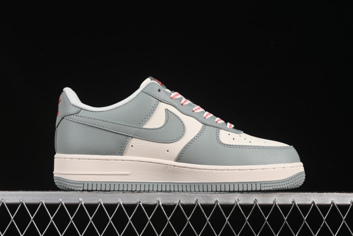 Nike Air Force 1 '07 Low Supreme Collaboration Shoes in Grey - ZH2598-319