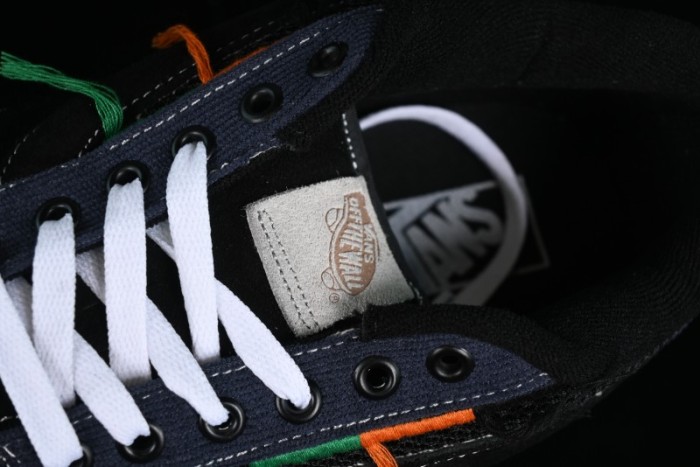 Vans Knu Skool Dragon Whisker Black Blue Slip-Resistant Cushioned Casual Low-Top Sneakers - VN0AUAK335 1