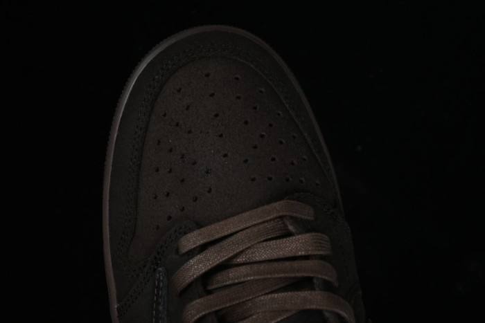 Nike Travis Scott x Air Jordan 1 Low OG AJ1 Collaboration Reverse Swoosh Sneakers - DM7866-202