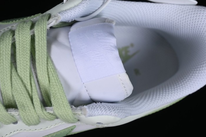 Nike Air Force 1 '07 Low Casual Sneakers with Anime-inspired Green Apple Spray Paint Design - DY8899-002