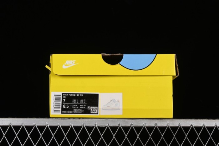 Nike Air Force 1 '07 Low x Kaws Casual Sneakers with Full-Length Air Cushion - CW2288-207 1