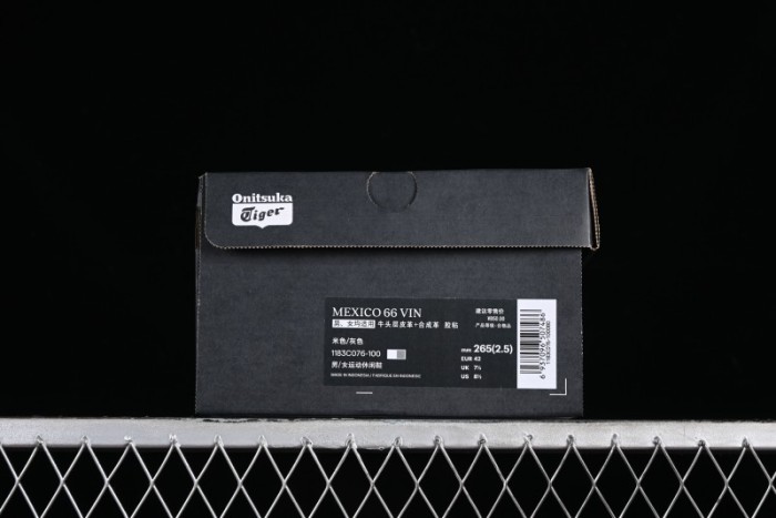 Onitsuka Tiger Mexico 66 Low-Top Leather Casual Running Shoes - 1183C076-100 1