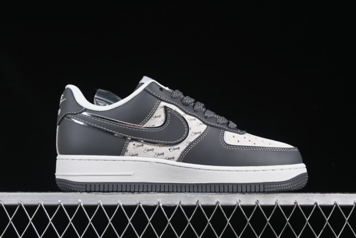 Nike Air Force 1'07 Low Stussy Collaboration Star Dust Grey Low-Top Casual Sneakers - XZ6188-229