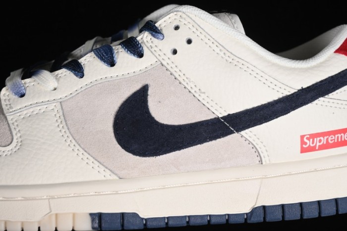 Nike SB Dunk Low Supreme Collaboration Anniversary Custom Low-Top Casual Skate Shoes - FC1688-142 1