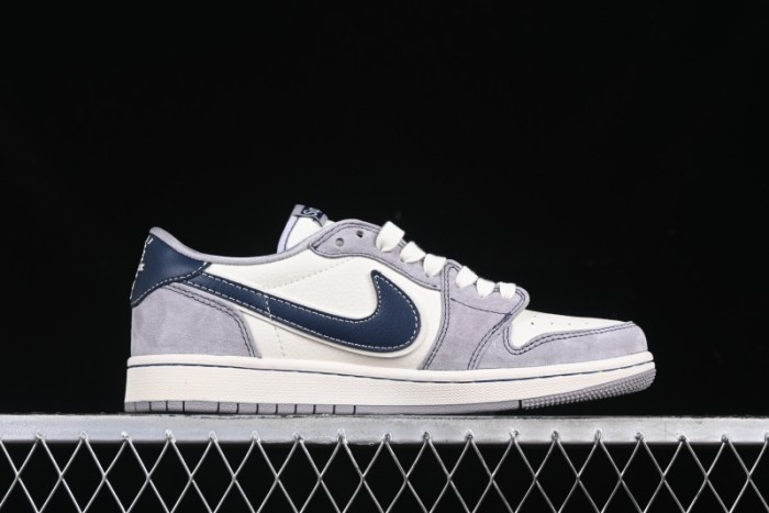 Nike Travis Scott x Fragment Design x Air Jordan 1 Low OG SP AJ1 Supreme Collaboration Sneakers - DM9288-006