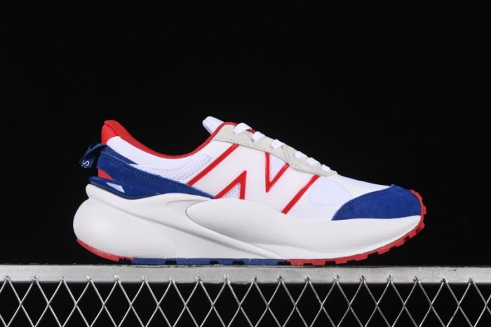 New Balance 3447 Series Retro Running Shoes with Textile and Leather Upper - U3447LA