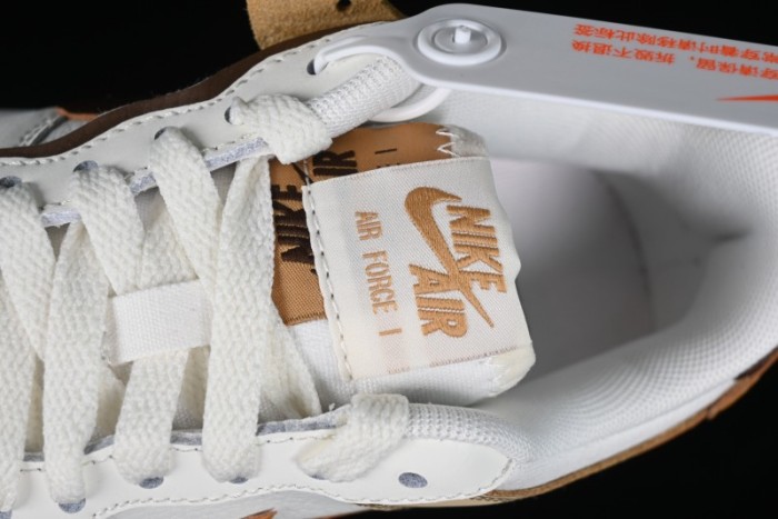 Nike Air Force 1 Shadow Low-Top Sneakers with Lightweight EVA Midsole and Anti-Slip RB Rubber Outsole - DZ1847-106 1