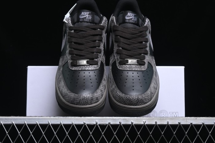 Nike Air Force 1 '07 Low Snake Year Themed Low-Top Casual Sneakers - HF2898-001