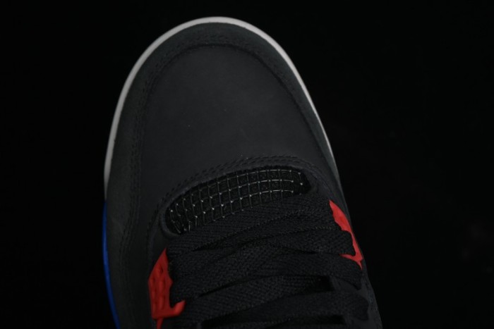 Nike Air Jordan 4 Retro Sneakers in Black, Blue and Neutral Grey - FV5029-003