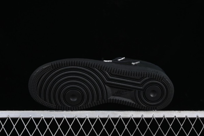 Nike Air Force 1 '07 Low Silver Swoosh Casual Sneakers - HQ1180-001 1