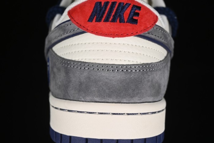 Nike SB Dunk Low BAPE Collaboration - Strap Multi-Color Grey Swoosh Anniversary Custom Low-Top Casual Sneakers - SJ2068-278