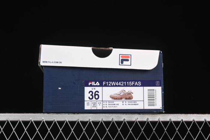 Fila Heritage Fluid Cat Paw 5.0 Retro Dad Shoes with Lace-Up Design - F12W442115FAS