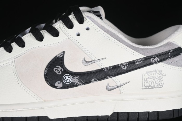 Nike SB Dunk Low Stussy Anniversary Custom Low-Top Casual Skate Shoes - DJ2024-055