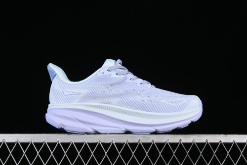 HOKA ONE ONE Clifton 9 Lightweight Knit Mesh Running Shoes with Enhanced Cushioning - 1127896 EHR 1