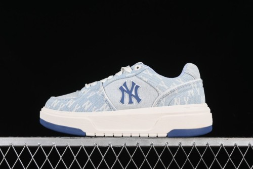 New York Yankees MLB Bigball Chunky Embo Monogram Platform Sandals - 3ASXCDC4N50SBS