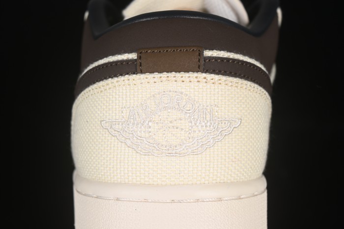 Nike Air Jordan 1 Low  Dongdan  Casual Sneakers in Woven Beige - IB8058-110