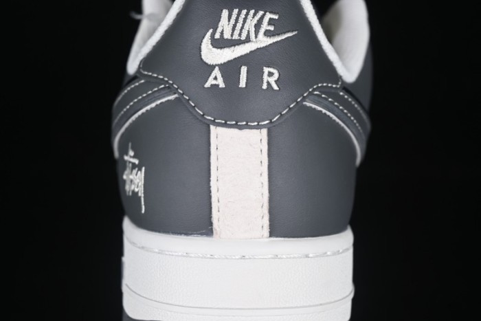 Nike Air Force 1'07 Low Stussy Collaboration Star Dust Grey Low-Top Casual Sneakers - XZ6188-229