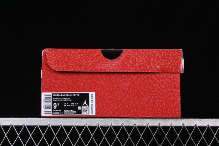 Nike Air Jordan 3 Retro Valentine's Day Limited Edition - HJ0178-600