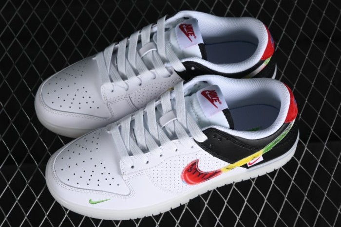 Nike SB Dunk Low Multi-Color Crystal Anniversary Customized Low-Top Casual Skate Shoes - JH8039-935 1