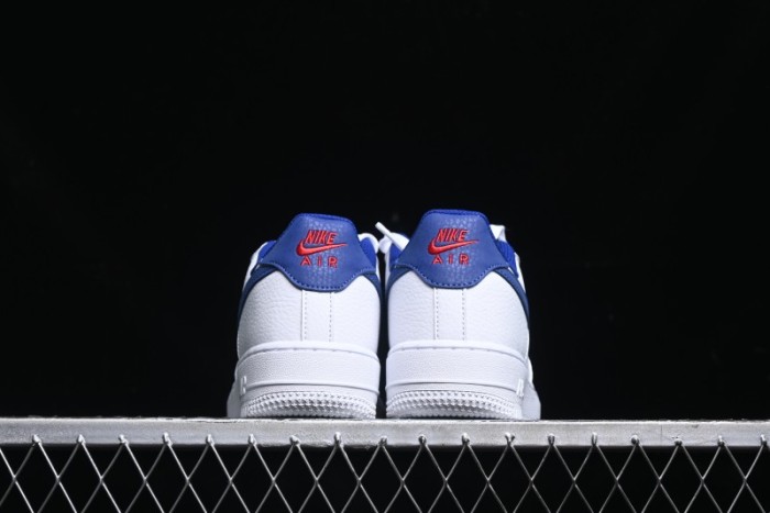 Nike Air Force 1 '07 Low Top Leather Casual Sneakers with Full-Length Air Cushion - CT3839-101