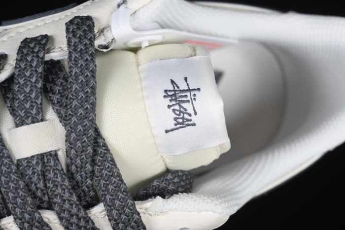 Nike Air Force 1 '07 Low Stussy Collaboration - Grey English Patchwork Low-Top Casual Sneakers - XZ3328-536