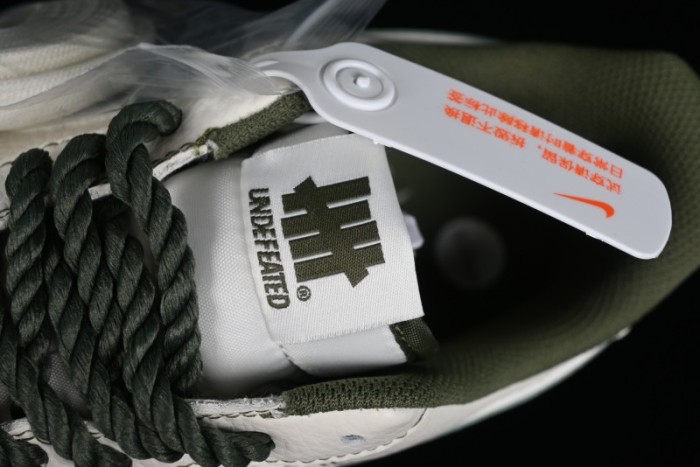 Nike Undefeated x Air Force 1'07 Low Military Green Hemp Rope Casual Sneakers - UT2023-202 1
